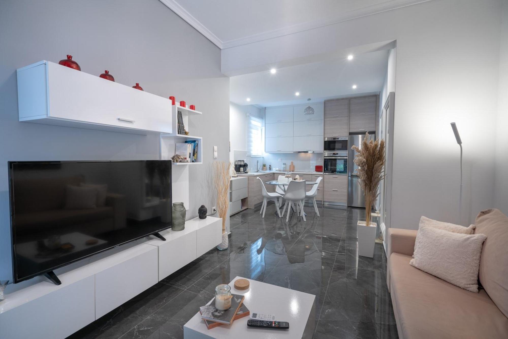 Neo Irakleio Train St. 1 Bedrm 4 Pers. Apartment Атина Екстериор снимка