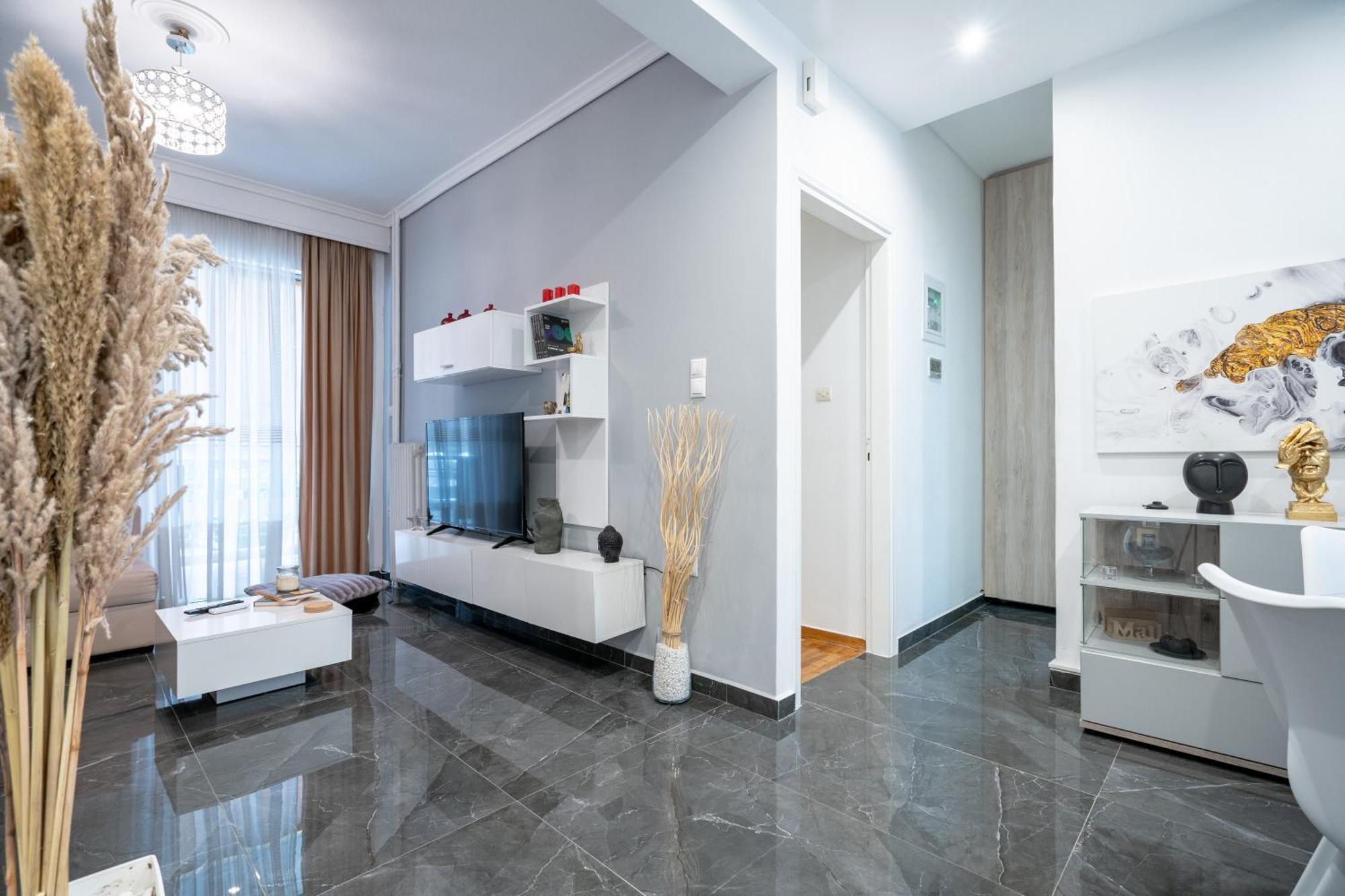 Neo Irakleio Train St. 1 Bedrm 4 Pers. Apartment Атина Екстериор снимка