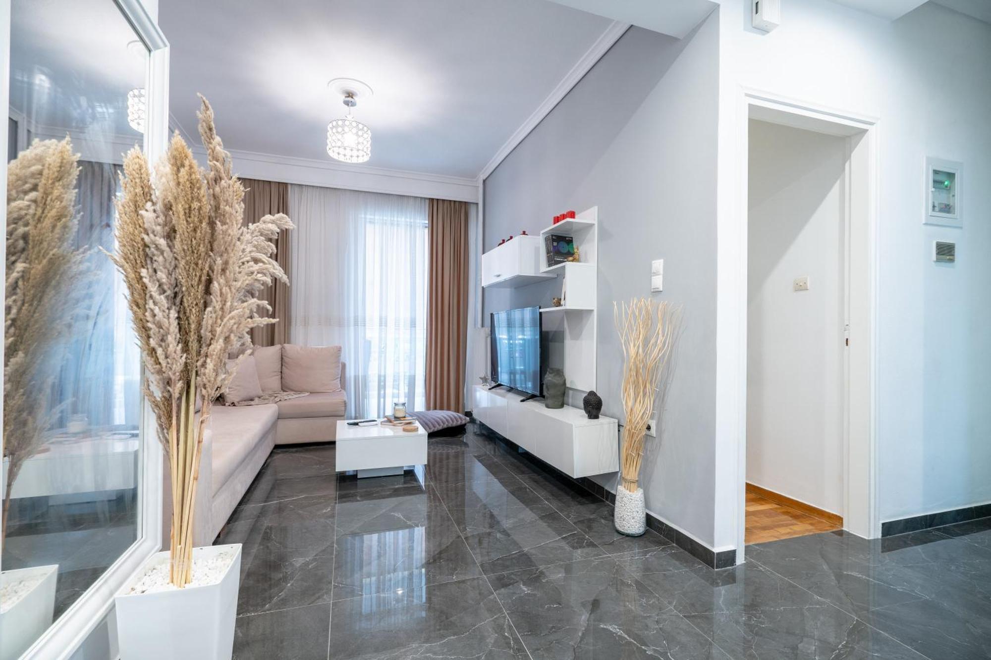 Neo Irakleio Train St. 1 Bedrm 4 Pers. Apartment Атина Екстериор снимка