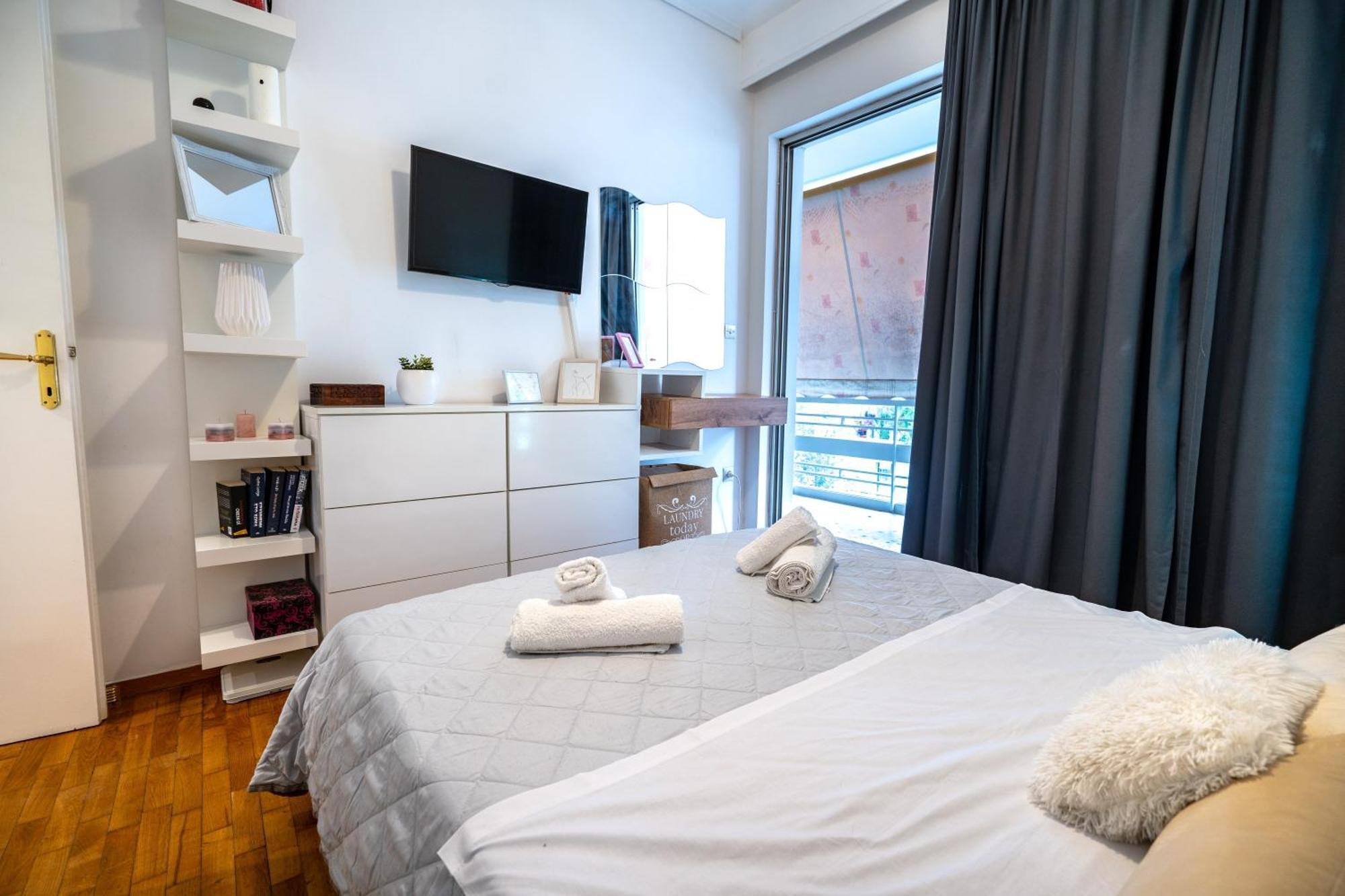 Neo Irakleio Train St. 1 Bedrm 4 Pers. Apartment Атина Екстериор снимка