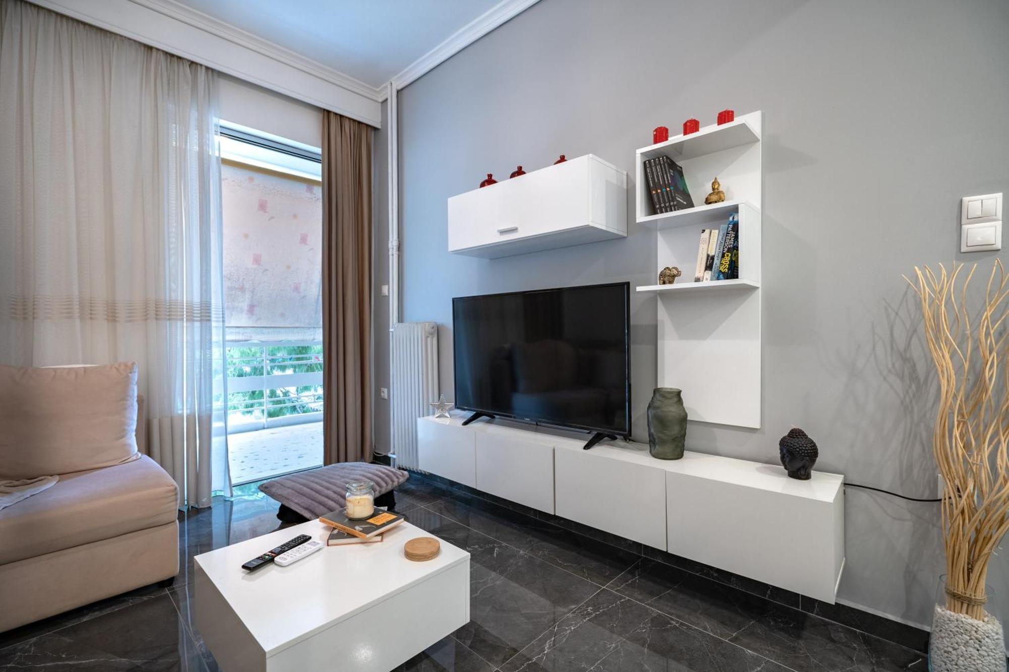 Neo Irakleio Train St. 1 Bedrm 4 Pers. Apartment Атина Екстериор снимка